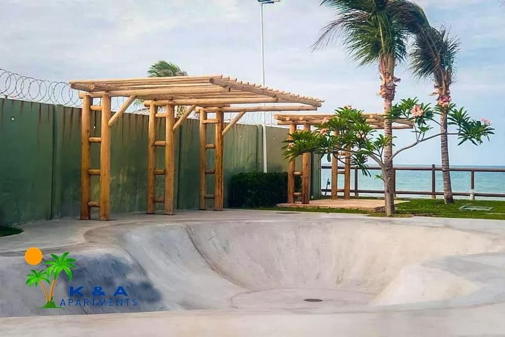 Cumbuco Wai Wai Apartamento Com Vista Para O Mar Luaran gambar